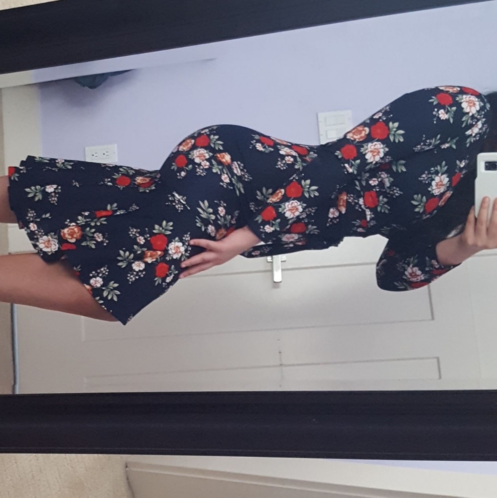 A flowery mermaid summer/spring dress